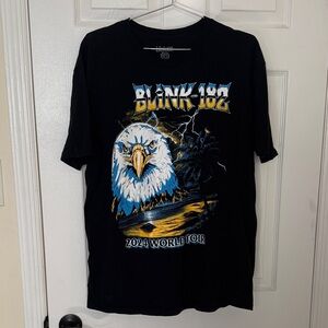 Blink-182 Black Graphic T-Shirt - Men’s XL - 100% Cotton - Washed but Unworn